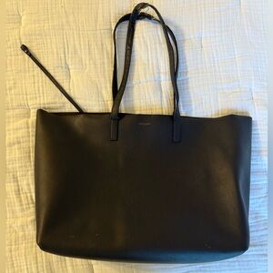 Saint Laurent Large East West Tote, Navy